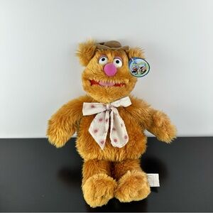 Vintage Fozzie Bear Jim Henson Muppets Nanco 15” Plush Stuffed Animal